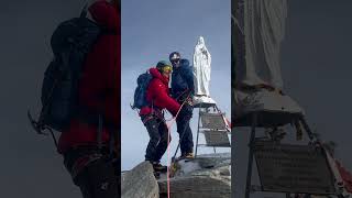 Climbing GRAN PARADISO Stunning Views of MONT BLANC MATTERHORN amp MONTE ROSA mountainview [upl. by Sihtnyc]