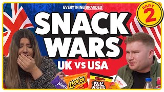 Snack Wars USA V UK 🇺🇸🇬🇧  Everything Branded  Part 2 [upl. by Irbmac]