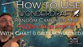 How to use Wonderdraft and get distracted by awesome Lore in chat [upl. by Thornie]