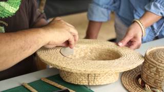 Weaving from the Heart A Lauhala Hat Weaving Documentary [upl. by Esirtal]