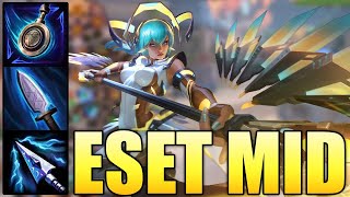 Giga Shields Eset Mid  SMITE 118 Gameplay [upl. by Ylluz]