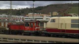 DB Class 103 TEE Rheingold Plandampf Trier April 2010 [upl. by Ayhtak641]