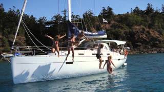 Queensland Yacht Charters on Sailing Yachts at the Whitsundays by Grasshopper Travel [upl. by Netloc382]