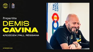 PREPARTITA  Vanoli Cremona 🆚 Pallacanestro Reggiana  Demis Cavina  Conferenza stampa [upl. by Nilkcaj781]