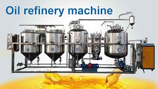 High grade cooking oil refinery machine for small scale oil plant  palm oil refinery machine [upl. by Ardnalak]