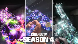 ALL 25 Season 4 FREE Animated Camos EARLY GAMEPLAY Showcase  Modern Warfare 3 [upl. by Delorenzo]