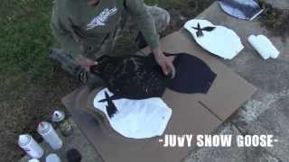 How to Paint Snow and Blue Goose Windsock Decoys  White Rock Decoys [upl. by Afital]