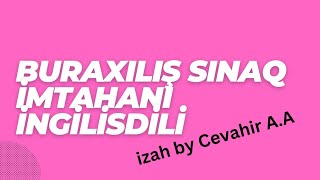 Buraxılış sınaq imtahanıingilis diliizah by Cevahir AA abituriyenthazırlığı miq sertifikasiya [upl. by Carlos]