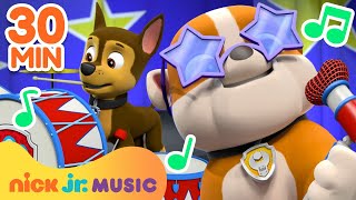 PAW Patrol Songs w Rubble amp Chase  30 Minute Compilation  Nick Jr Music [upl. by Hayes]