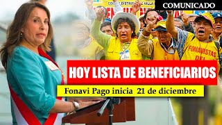 FONAVI 6680 DEVOLUCIÓN LO ÚLTIMO Hoy lista de primeros fonavistas que recibirán pago [upl. by Eki930]