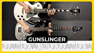 Gunslinger  Avenged Sevenfold  Tabs  Guitar Lesson  Cover  Tutorial  Solo  All Guitar Parts [upl. by Levon]