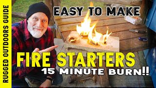 Make Your Own Incredibly Easy and Fun Camping Fire Starter [upl. by Horten8]