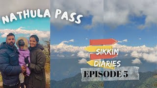 royalenfield sikkim nathula Eps 6 Nathula pass  Flood in sikkimsnow fall family bike trip [upl. by Refinne]