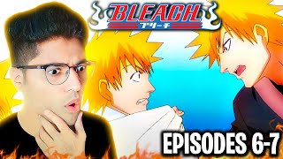 TWO ICHIGOS Bleach Episodes 6 amp 7 REACTION [upl. by Acinoryt767]