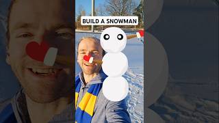 Snowman Challenge ☃️ Can you beat my score HolidaysWithYouTube [upl. by Emmey]