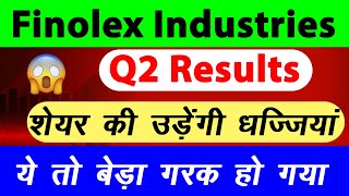 Finolex Industries Q2 Results 😭 Finolex Industries Share Latest News finolesindustries [upl. by Isle287]