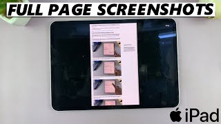 How To Take Scrolling Screenshots On iPad [upl. by Etiam]