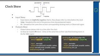 Course  Systemverilog Verification 2  L41  Clocking Blocks in Systemverilog [upl. by Airdnala]