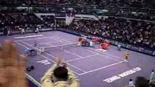 Masters Shanghai 2006  12 Finals  FedererNadal Matchpoin [upl. by Yumuk]