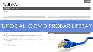 Tutorial Liferay Demo Cómo probar Liferay Portal [upl. by Mazonson]