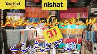 Nishat linen 50  year End Sale 2023 Nishat Winter Sale 2023 Nishat December final Sale 2023 [upl. by Ardnola890]