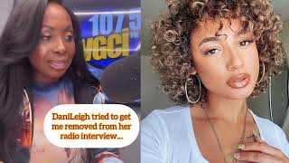 Kendra G GOES OFF on Danileigh for attempting to remove her from Radio Interview She Responds [upl. by Yreva]