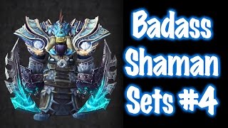 Jessiehealz  10 Badass Shaman Transmog Sets 4 World of Warcraft [upl. by Eolcin]