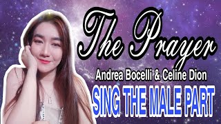 The Prayer  Andrea Bocelli and Celine Dion Karaoke female part only [upl. by Annaj]