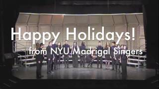 quotJingle Bellsquot Rathbone Arrangement  NYU Madrigal Singers [upl. by Annav]