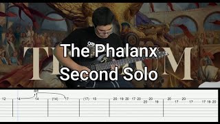 Trivium  The Phalanx  2nd Guitar Solo  Tabs [upl. by Katzen]