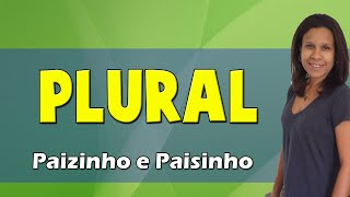 Plural do Diminutivo  Paizinho e Paisinho [upl. by Aluap]