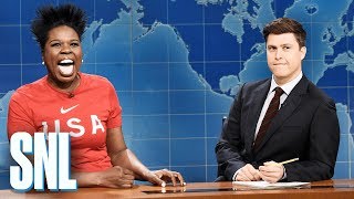 Weekend Update Leslie Jones on the 2018 Winter Olympics  SNL [upl. by Emmerich]