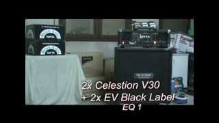 Celestion V30 Vs EVM12L Black Label  Laboga Mr Hector [upl. by Hutt101]