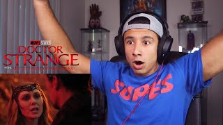 DOCTOR STRANGE IN THE MULTIVERSE OF MADNESS TRAILER REACTION [upl. by Stacey609]