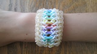 Rainbow Loom Lacelet Bracelet Original Design [upl. by Ssitnerp]