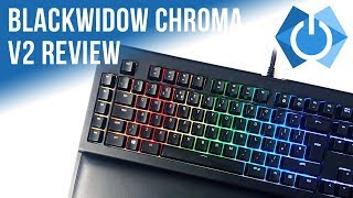 Razer BlackWidow Chroma V2 Review  Green Switch Comparison  RGB Light Show [upl. by China]