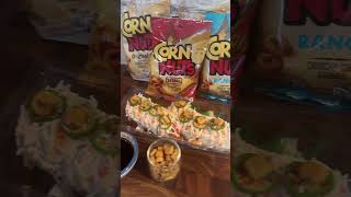 Corn Nuts Crunchy Shrimp Roll [upl. by Carpet]