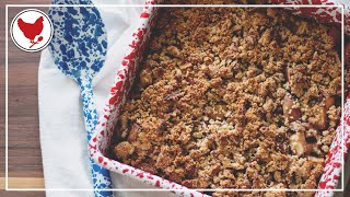 HEALTHY APPLE CRISP DESSERT  PALEO FRIENDLY Recipe Teaser [upl. by Nosila110]