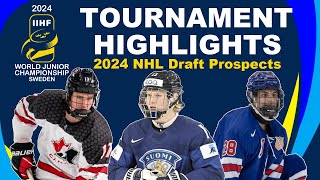 2024 World Juniors HIGHLIGHTS  NHL Draft [upl. by Noled]