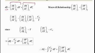 Entropy and Enthalpy departure from EOS [upl. by Matthaeus]