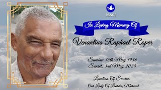 Funeral Mass Of The Late Venantius Raphael Roper [upl. by Miner51]