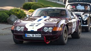 Classic Cars amp Oldtimer at the Nürburgring M1 300SL F40 Pantera Daytona Competizione 30CSL [upl. by Nosyla]