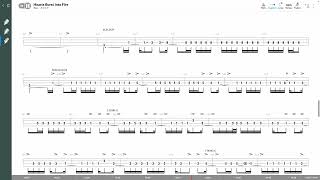 Bullet For My Valentine  Hearts Burst Into Fire BASS TAB PLAY ALONG [upl. by Lello]