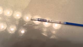 Reusing a NEG PREGNANCY TEST with HCG Urine [upl. by Rubie]