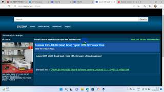 huawei CRR UL00 Dead boot repair XML firmwaer free [upl. by Olli247]