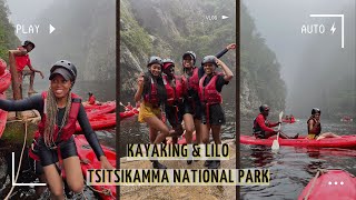 Travel Vlog Kayak amp Lilo  Tsitsikamma National Park  South African Youtuber [upl. by Airda]