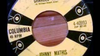 Johnny Mathis  Chances Are on 1957 Columbia 45 Record [upl. by Anahpets787]