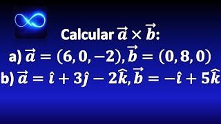 59 Calcular el producto vectorial Producto cruz MUY FÁCIL [upl. by Sherrard]