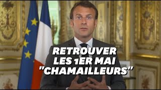 Fête du Travail les vœux dEmmanuel Macron pour le 1er mai [upl. by Erikson720]