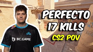 Perfecto 1712 ws1mpleampelectronic vs FACEIT Ranked Mirage Nov 09 2024  CS2 POV [upl. by Yr]